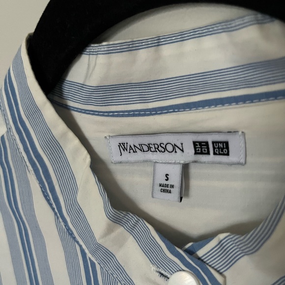 JW Anderson x Uniqlo, Size S, blue and white striped blouse - Picture 3 of 4